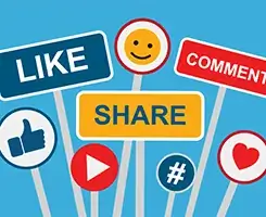 Social Media Digital Signage Templates from Reach Media Network