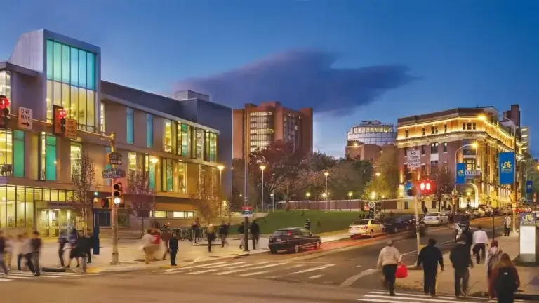 Drexel University campus utilizing digital signage by REACH Media Network